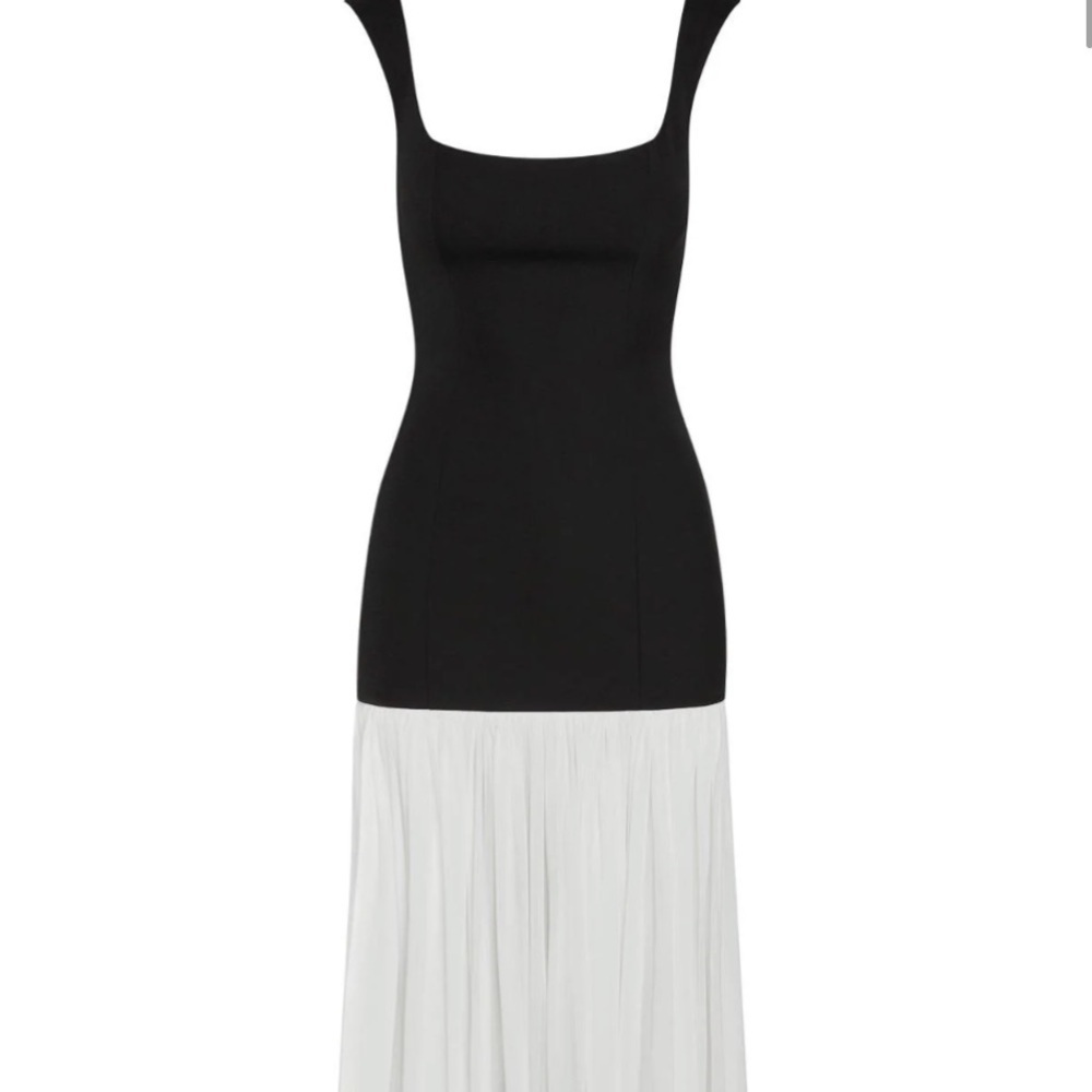NWT Leau Phantom Chiffon Maxi Dress Size L - Picture 13 of 13